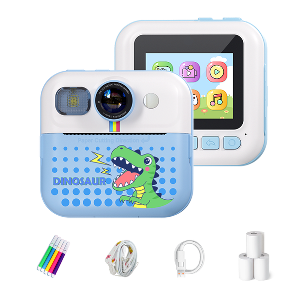 i-Play InstaPix Blue | Kids Instant Printing Camera - Blue