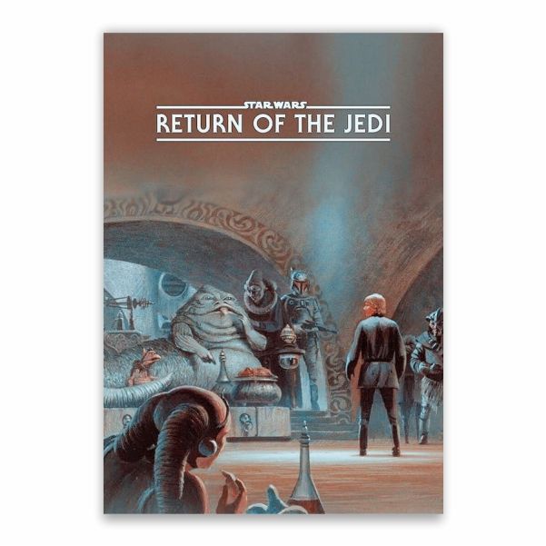 return of the jedi lightsaber poster