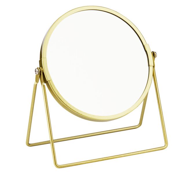 Desk Mirror Gold (150mm)