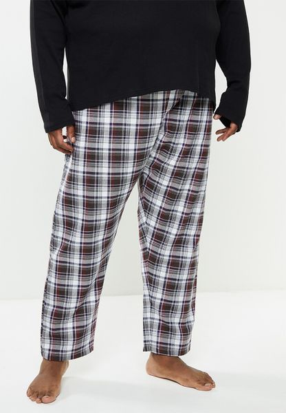 Plus Woven Sleep Pants - Multi 1