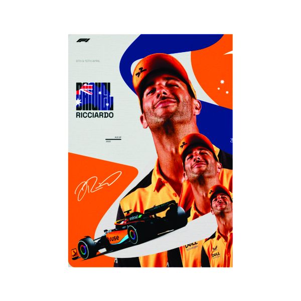 Danuel Ricciardo F1 - A1 Poster