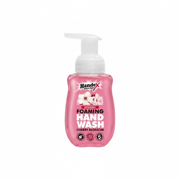 Handex Foaming Hand Wash Cherry Blossom 250ml - Kills 99.9% Germs
