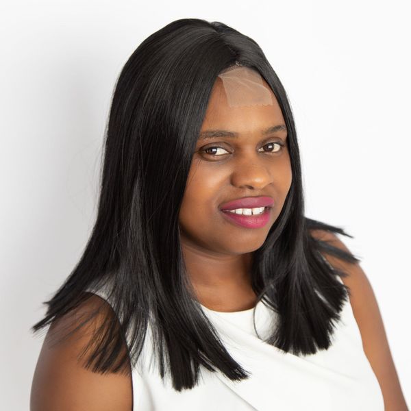 Synthetic Wig 16" Bob - Black