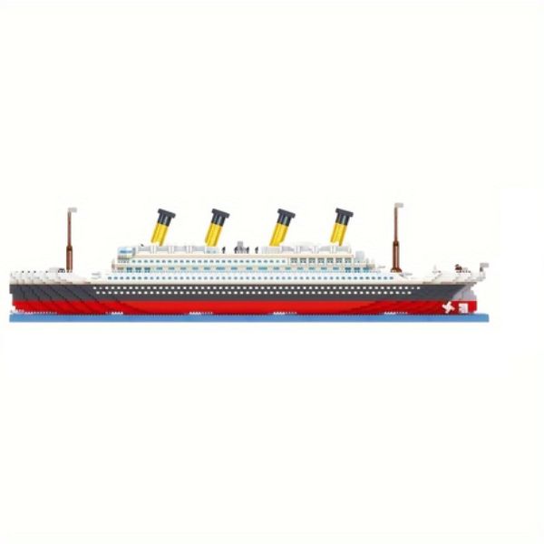 ZELTRYN Oversized Titanic Cruise Ship Model Building Block Set