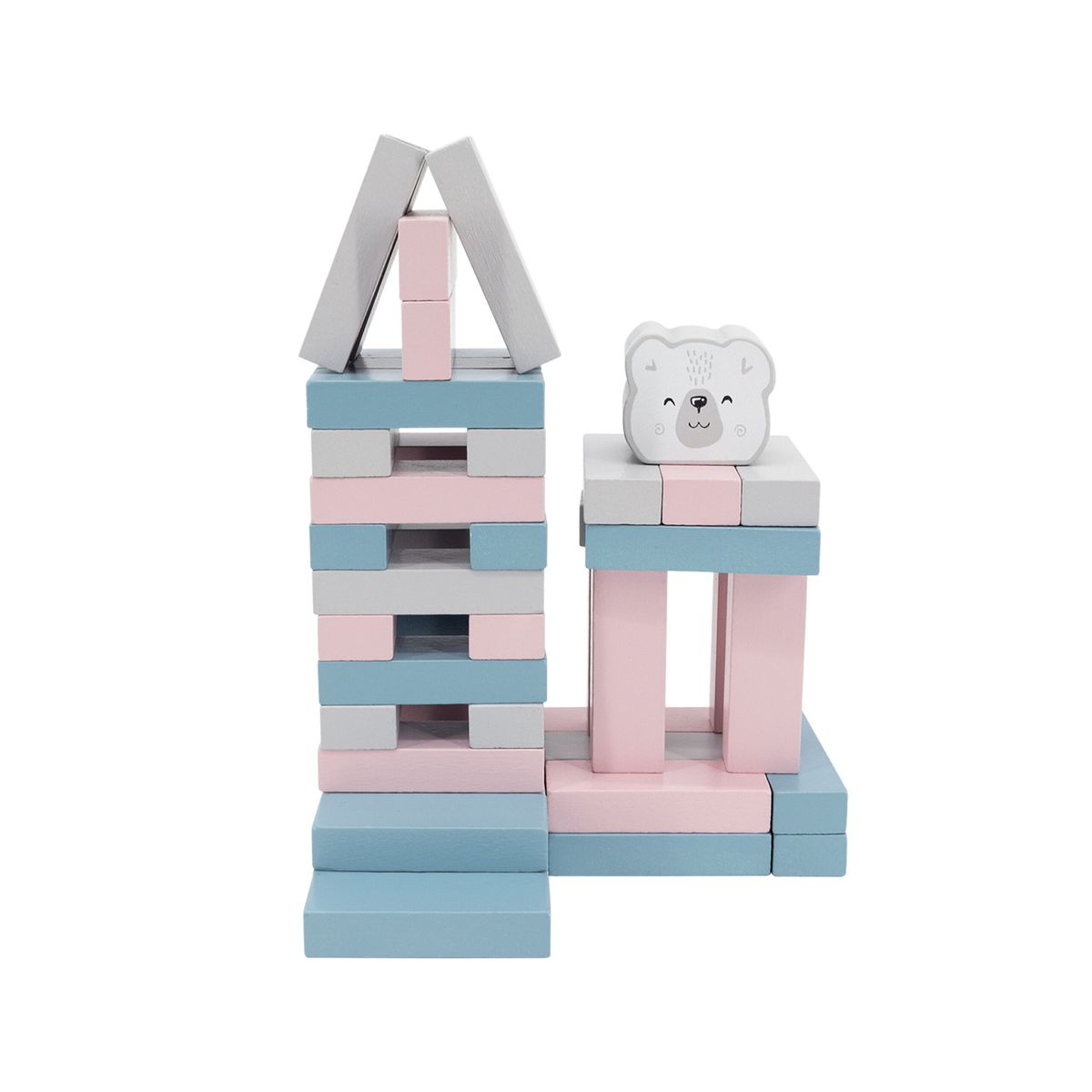 Viga Polar B Stacking Wooden Block Tower | Shop Today. Get It Tomorrow ...