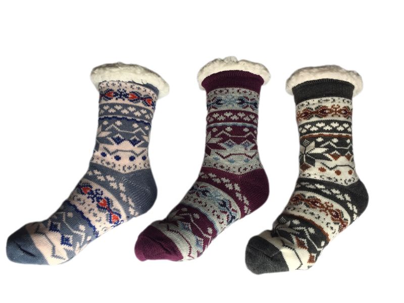3 Pairs Winter Socks- Assorted