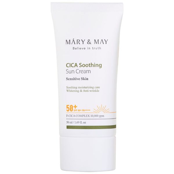 Mary&amp;May CICA Soothing Sun Cream SPF50+ PA++++ 50ml