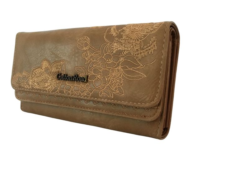 Double Flap Floral Women Wallet