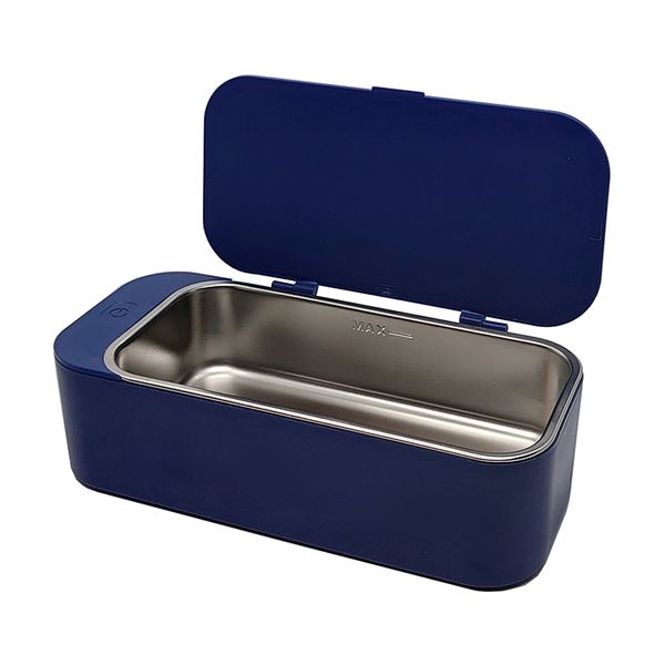 Ultrasonic Cleaner for Jewelry Eyeglasses with 450ml Tank - Blue