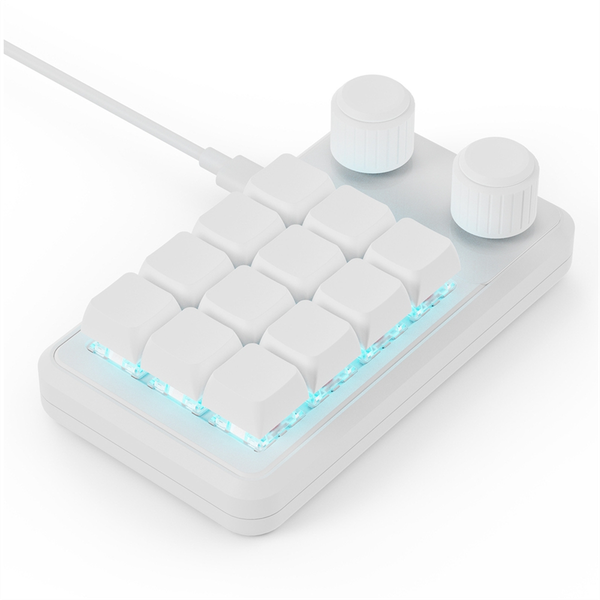 Mini Gaming Keypad Hotswap Macropad White