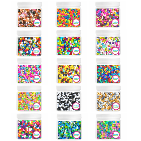 Ironing Beads - Ultimate Bead Colour Mix - 3450 Beads - 15 x 230 Small Tubs Image