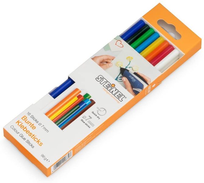 Steinel Glue Stick, Multi-Colour, 240g/7 mm 16 sticks