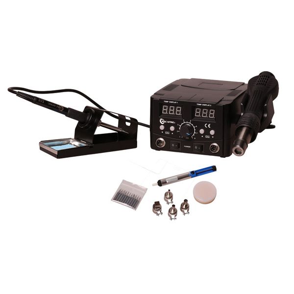 2-in-1 Soldering Station with Digital Display