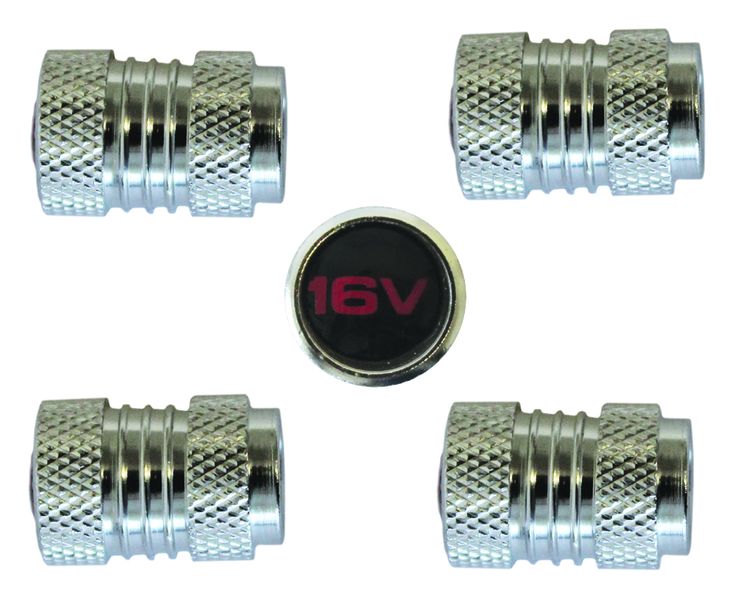 Valve Cap Set - Metal - 4 Piece Set - 16V Style