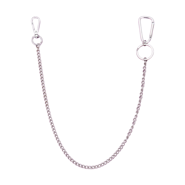 Men Ring Decor Pant Chain