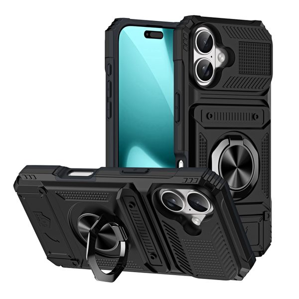 Hidden Card Magnetic Holder Phone Case Compatible With iPhone 13 Pro Max