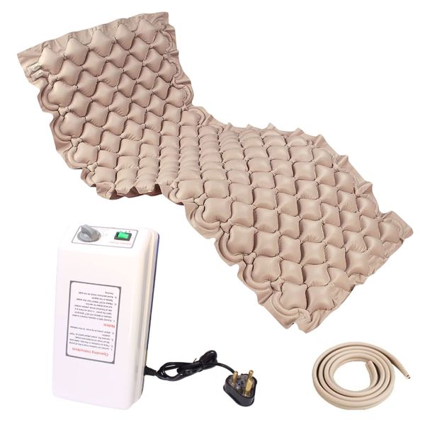 Medical Inflatable Anti Decubitus Air Pressure Bubble Mattress with Pump