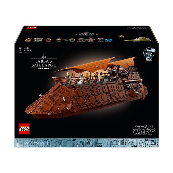 LEGO Star Wars Jabba's Sail Barge UCS Set for Adults 75397