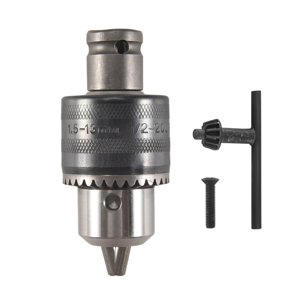1.5-13mm Drill Chuck Drill Adapter 1/2 Inch Changed Impact Wrench Into for