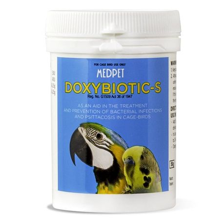 Doxybiotic-S Powder 50g - For Bacterial Infection In Cage Birds Image