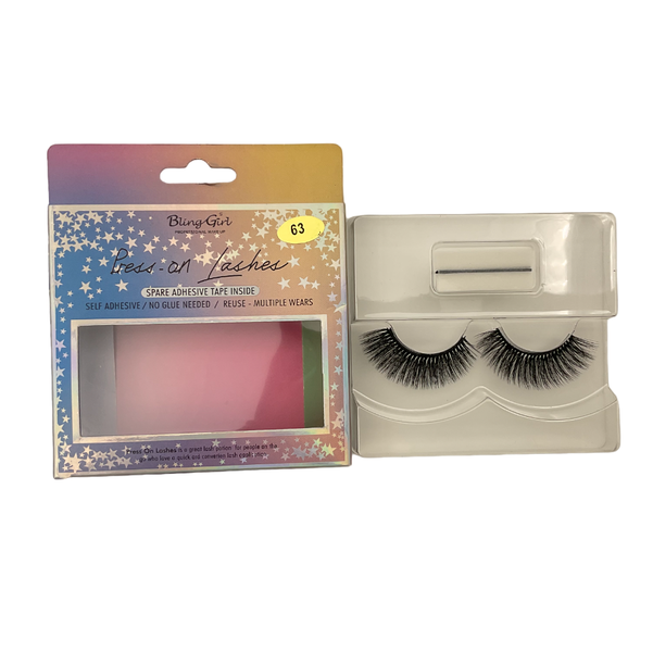 Bling Girl Self Adhesive Quick Press on eyelash #63
