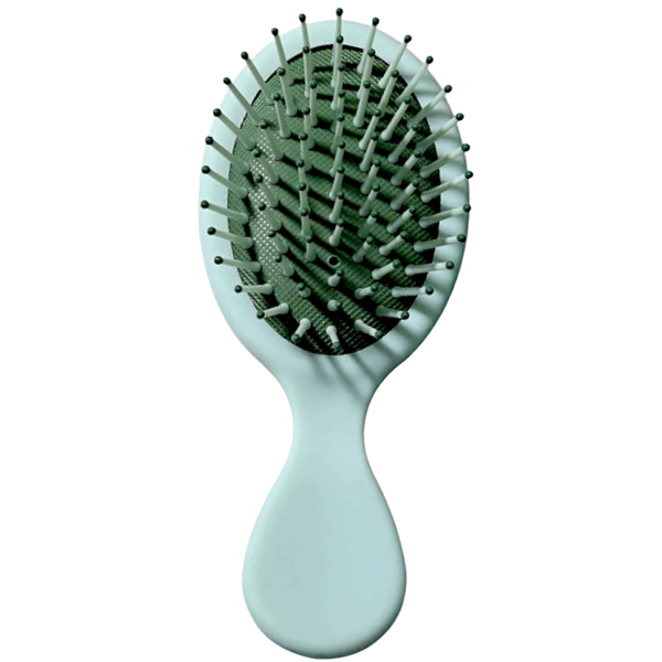Mini - Travel Size - Hair Brush - Sage Green