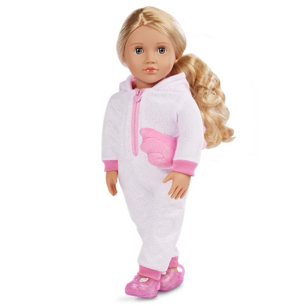 Our Generation Classic Doll with Unicorn Pjama 18inch Light Blonde