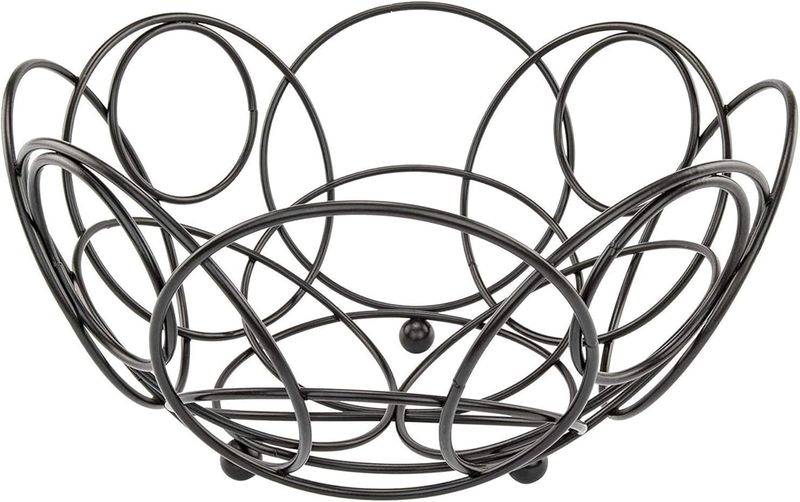 Sulfar Multipurpose Round Shape Vegetable and Fruit Bowl Basket for Kitchen