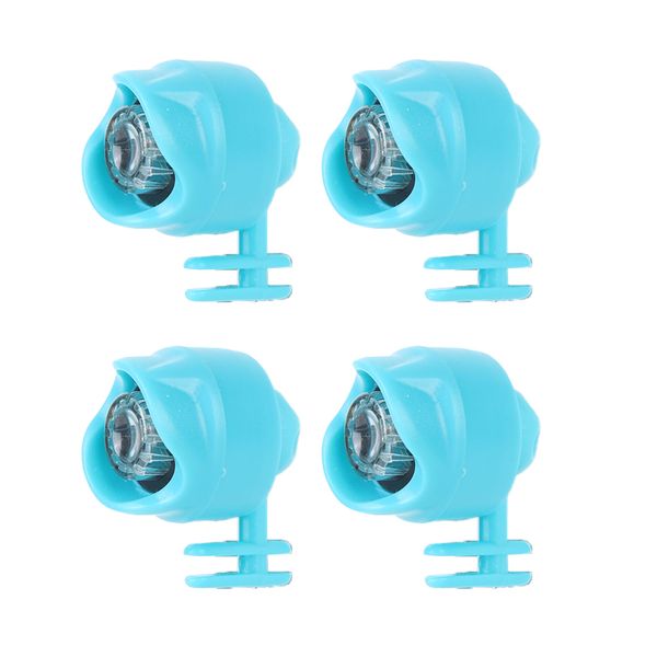 4Pcs Shoes Headlight Adjustable Waterproof Bright Headlamp, Blue