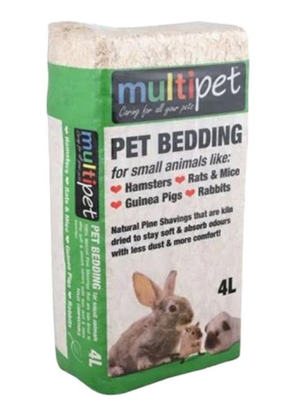 Multipet Pet Bedding For Rabbits And Hamster x2