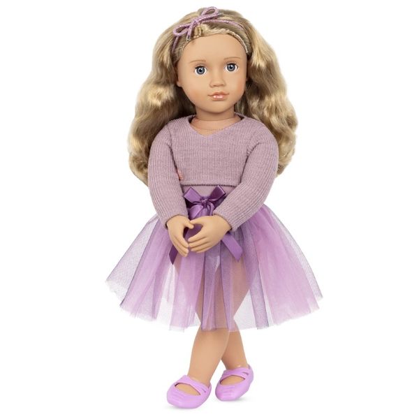 Our Generation - 46cm Ballerina Doll - Blonde Hair &amp; Blue Eyes - Ballet Dress Outfit - Savannah