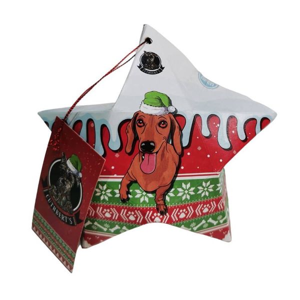 Cuthbert's - Semi-Moist Christmas Tree Star Dog Treat 50g 1's