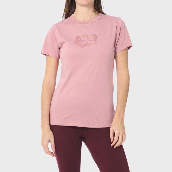 Jeep Organic Essential Tee Pink