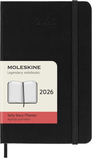 2026 12m Black Pocket Daily Hard