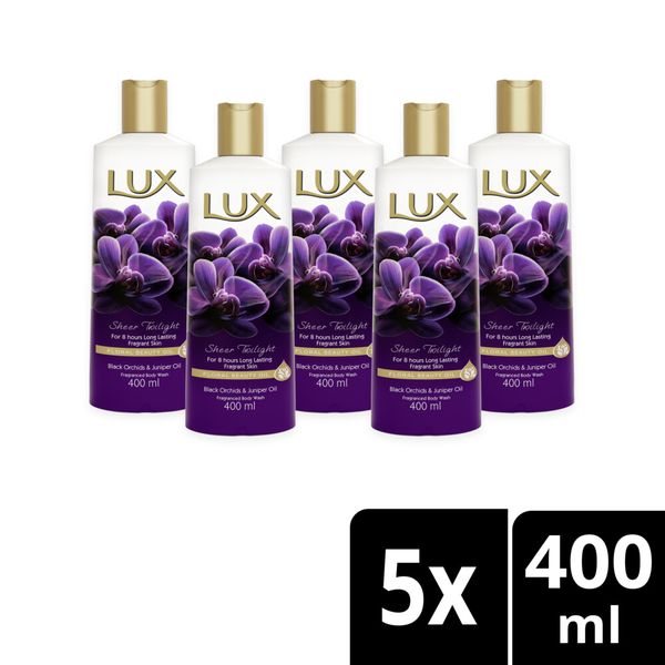 Lux Sheer Twilight Moisturizing Body Wash 5x400ml