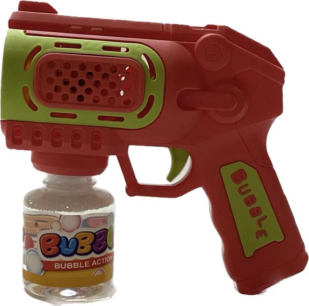 Ten Hole Bubble Gun - Pink and Green