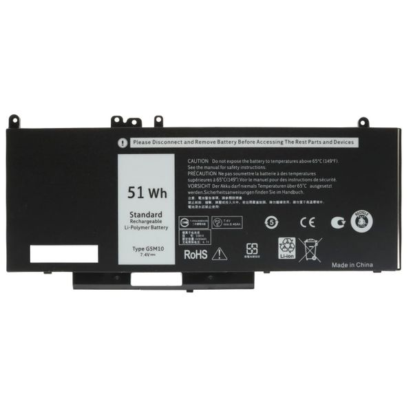 Replacement Laptop Battery for DELL E5450 Series - G5M10