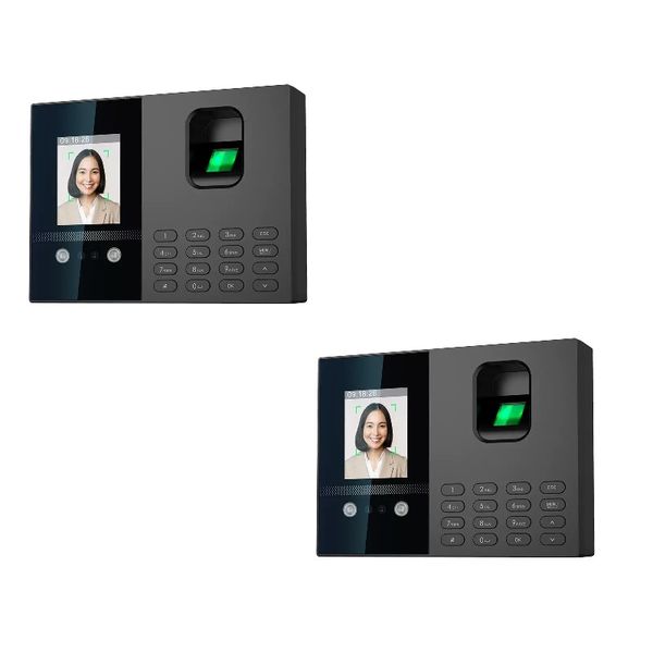 2 Pack-FS02 Smart Fingerprint Password Check-in Machine