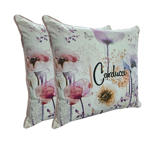 Carducci Velvet Scatter Cushion - 60cm x 60cm - Victoria - Pack of 2