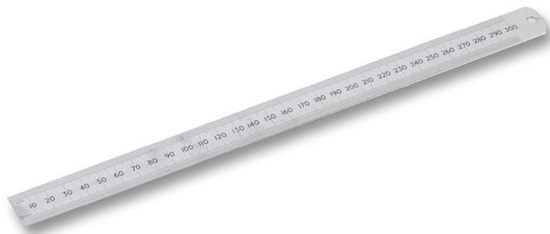 Stanley (0-35-401) 12" x 1" (300mm x 25mm) Steel Ruler