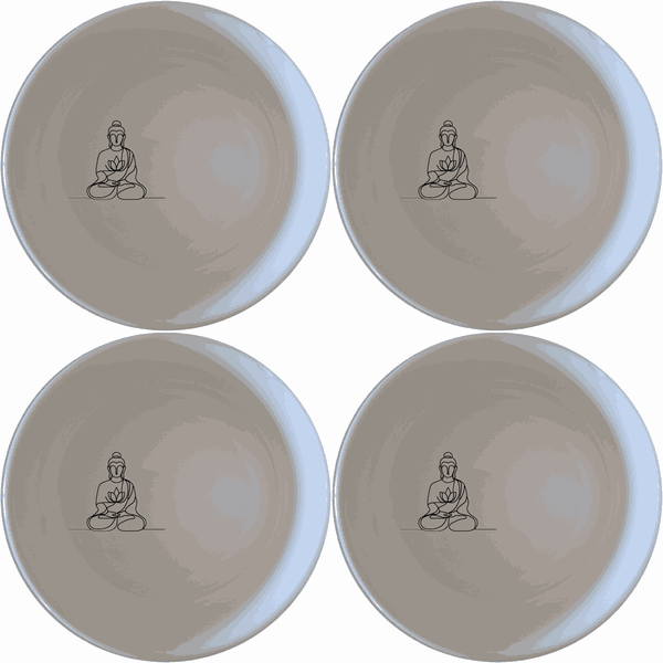 Budist Imagery Bowl Set of 4 - Range 1