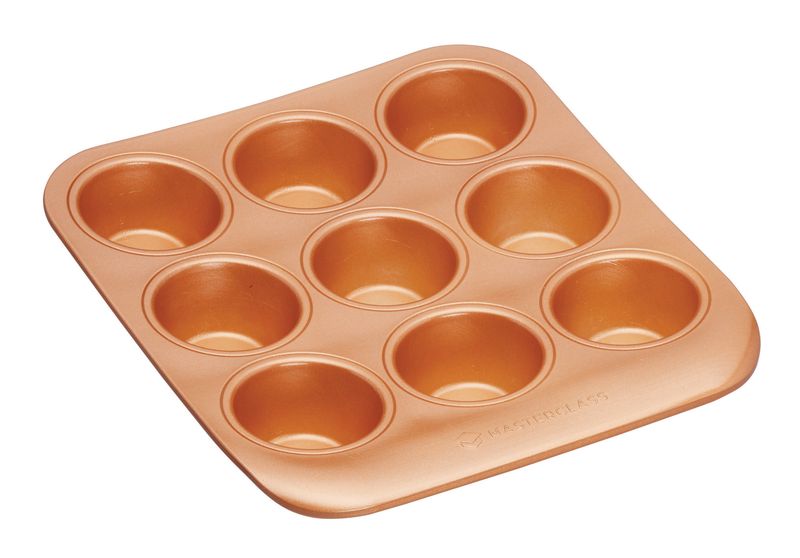 MasterClass Smart Ceramic 9 Hole Muffin Tray, 24 x 22cm