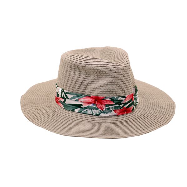 Launch Republic Sun Hat Ladies Floral Grey