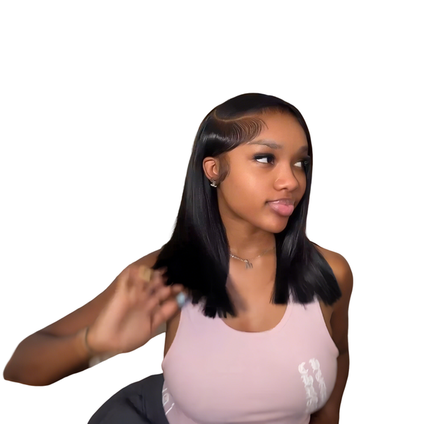 VSP 16" Brazilian Human Hair 13x4 HD Frontal Lace Wig Straight Wear&amp;Go Wig