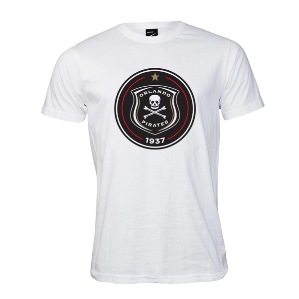 White T Shirt - Orlando Pirates