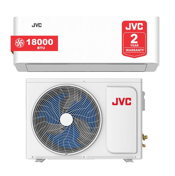 JVC White Split-System Air Conditioner 18000 BTU Model Number WG-NACF18W5S