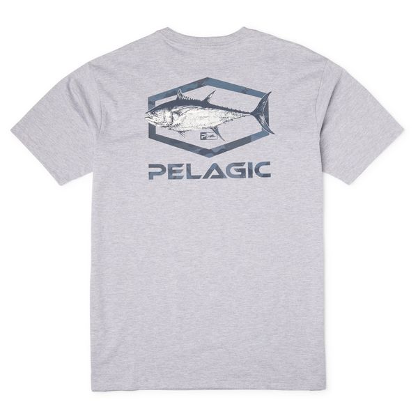 Pelagic - Men's Premium Tee - Target - Grey