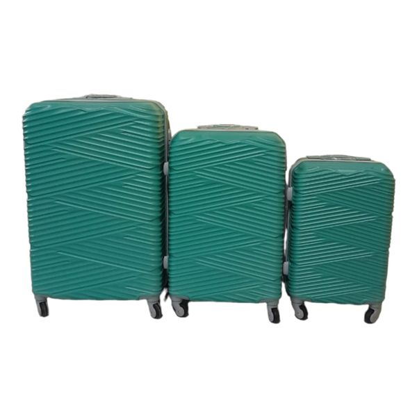 SMTE - Quad Wheel Quality Travel Ware - 3 Piece Luggage Set - S-7-W