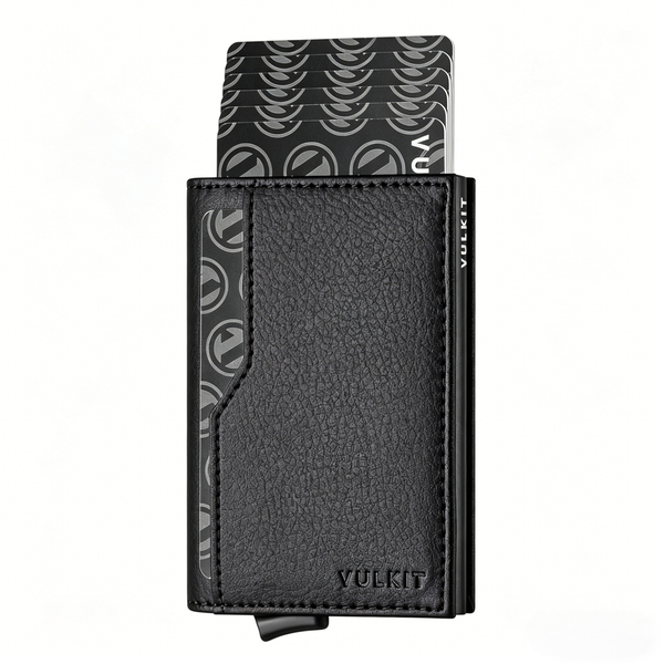 Wallet Double Pop Up Wallet - Slim, Leather, RFID Card Holder