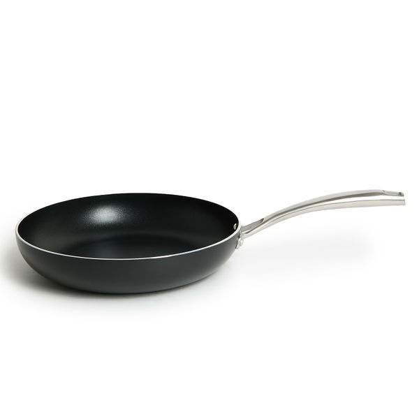 George &amp; Mason Alu Frying Pan Black with SS handle 28cm (2.0Lt)